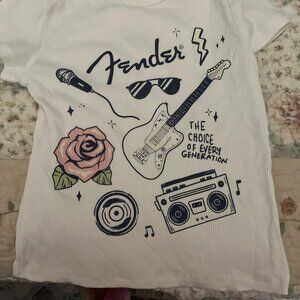 Kids size 6 // 7 Fender Tee Shirt NWT
